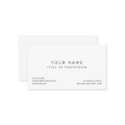 Simple Modern Business Card