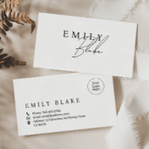 Simple Modern Business Card