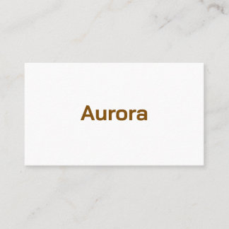 Simple Modern Business Card