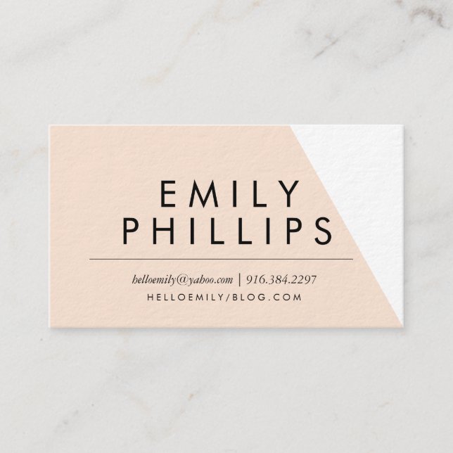 Simple Modern Business card (Front)