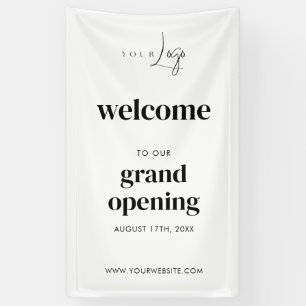 Simple Modern Business Event Welcome Banner