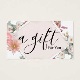 Simple & Modern Business Gift Certificate