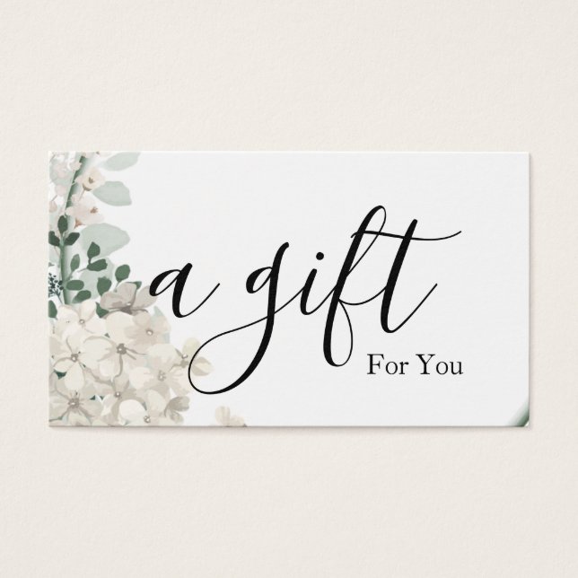 Simple & Modern Business Gift Certificate (Front)