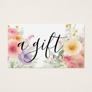 Simple & Modern Business Gift Certificate