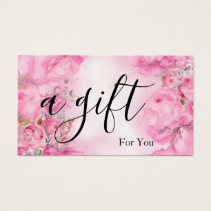 Simple & Modern Business Gift Certificate