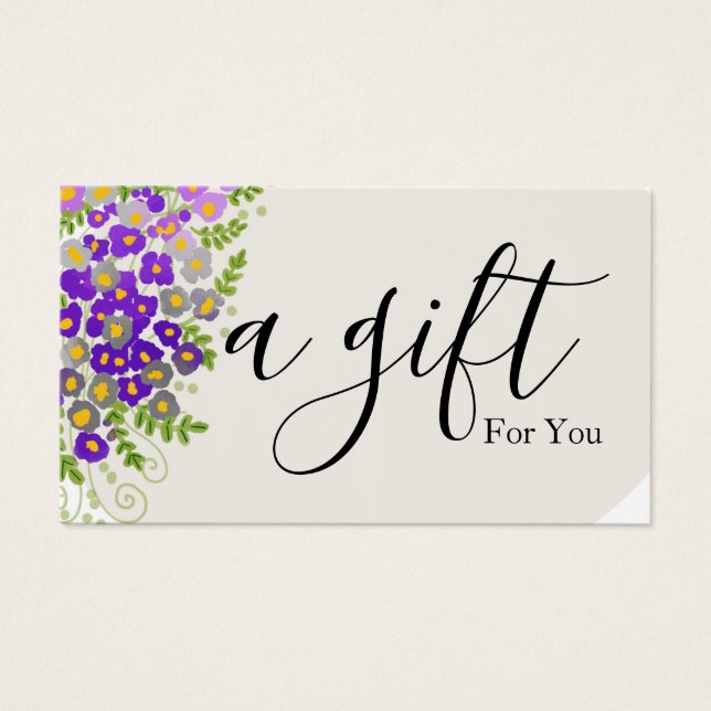 Simple & Modern Business Gift Certificate (Front)