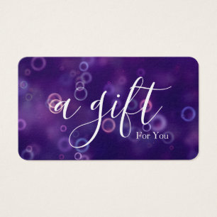 Simple & Modern Business Gift Certificate
