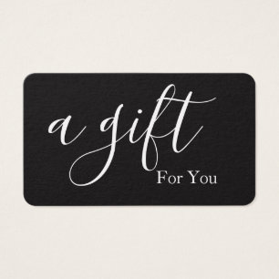 Simple & Modern Business Gift Certificate