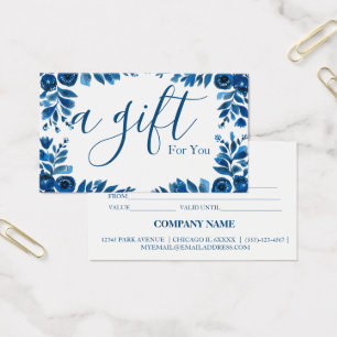Simple & Modern Business Gift Certificate