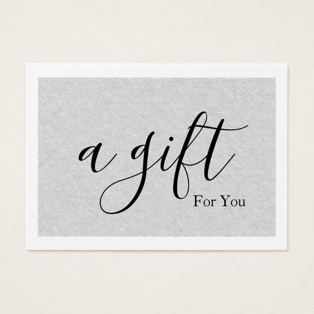 Simple & Modern Business Gift Certificate (Front)