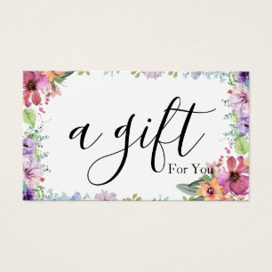 Simple & Modern Business Gift Certificate