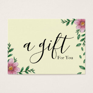 Simple & Modern Business Gift Certificate