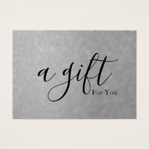 Simple & Modern Business Gift Certificate
