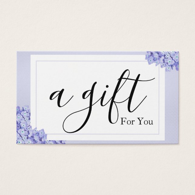 Simple & Modern Business Gift Certificate (Front)