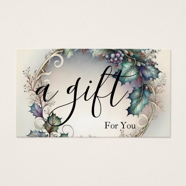 Simple & Modern Business Gift Certificate (Front)