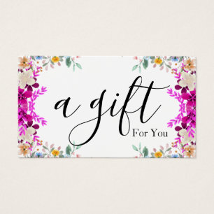 Simple & Modern Business Gift Certificate