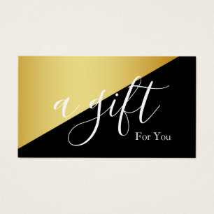 Simple & Modern Business Gift Certificate
