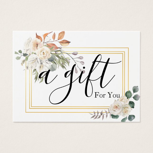 Simple & Modern Business Gift Certificate (Front)