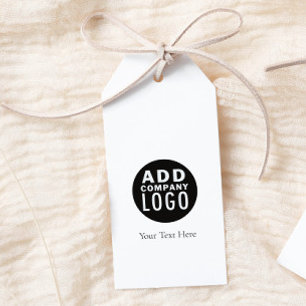 Simple Modern Business Logo Corporate Gift Tags