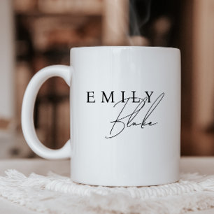 Simple Modern Business Mug With Logo