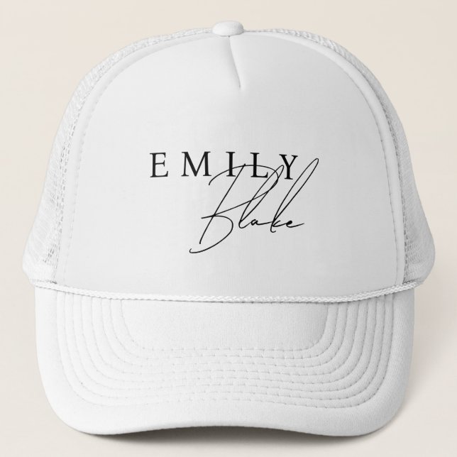 Simple Modern Business Trucker Hat (Front)