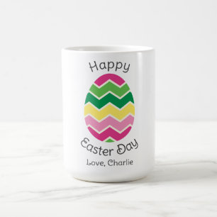 simple Modern Calligraphy Happy Easter to friends Coffee Mug