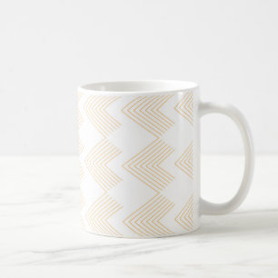 Simple, modern chevron arrow shape graphic pattern coffee mug
