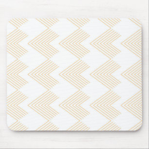 Simple, modern chevron arrow shape graphic pattern mouse mat