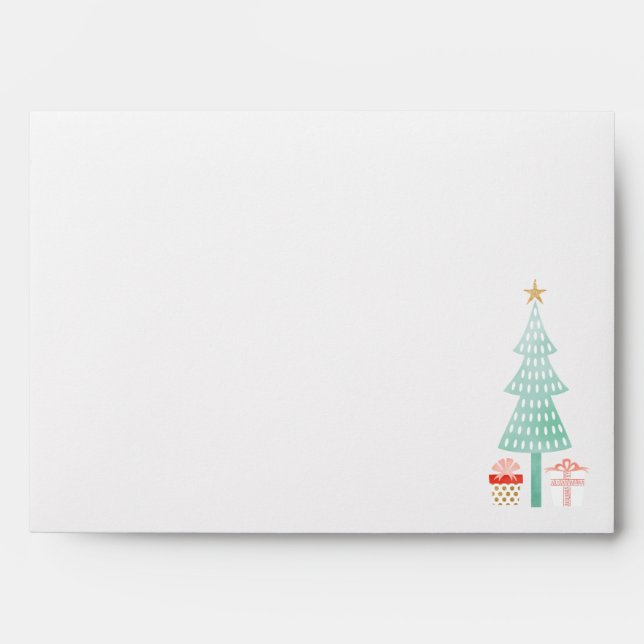 Simple Modern Christmas Envelope (Front)