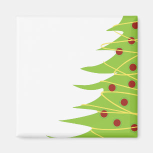 Simple Modern Christmas Tree Magnet