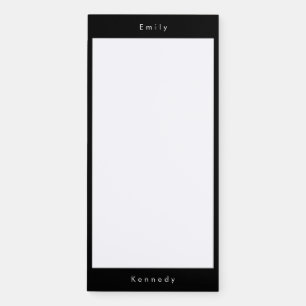 Simple Modern Colour Lawyer Letterhead Magnetic Notepad