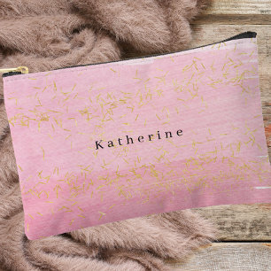 Simple Modern Colourful Blush Pink Accessory Pouch