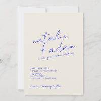 Simple Modern Colourful Retro Fun Whimsical Weddin