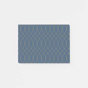 Simple, modern, cool, trendy curvy, wavy lines post-it notes