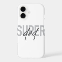 Simple, modern, cool, trendy design Super Dad