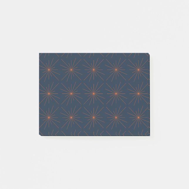 Simple, modern, cool, trendy light / star abstract post-it notes (Front)