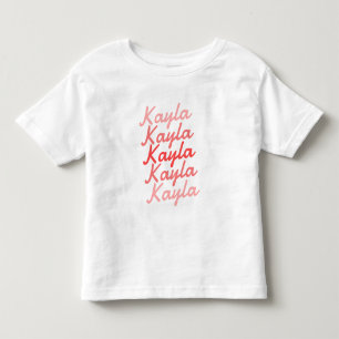 Simple Modern Cool Typography Name  Toddler T-Shirt
