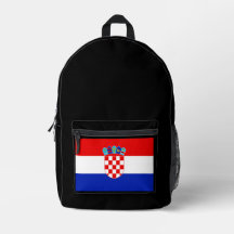 Simple Modern Croatia National Flag Souvenir