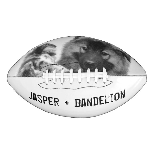 Simple, Modern Custom Pet or People Photo American Football (Front)