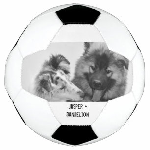 Simple, Modern Custom Pet or People Photo Football