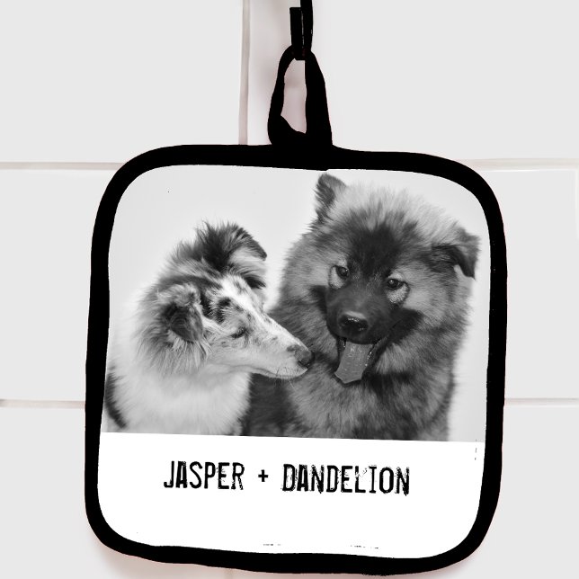 Simple, Modern Custom Pet or People Photo Pot Holder (Creator Uploaded)