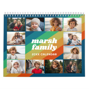 Simple Modern Custom Photo - 13 Pictures  Calendar