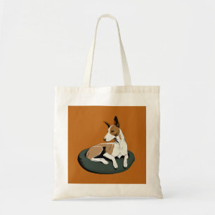 Simple Modern Dog Art Trendy  Tote Bag