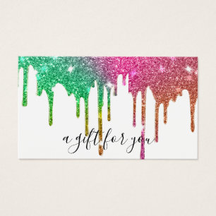 Simple Modern Dripping Business Gift Certificate 
