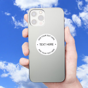 Simple Modern Editable Text   White & Black