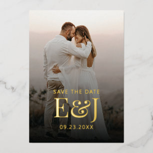 Simple Modern Elegance Save The Date Wedding