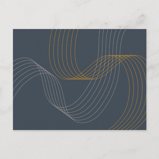 Simple, modern, elegant, cool, trendy illustration postcard (Front)