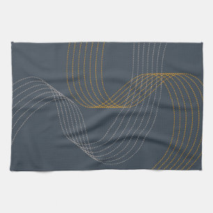 Simple, modern, elegant, cool, trendy illustration tea towel