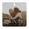 Simple Modern Elegant Engaged 2 Photo Christmas