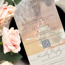 Simple Modern & Elegant Script Add Photo Wedding